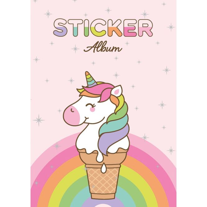 Hovedbilde Sticker Album Enhjørning