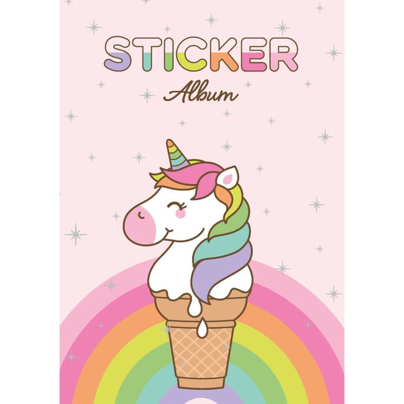 Sticker Album Enhjørning